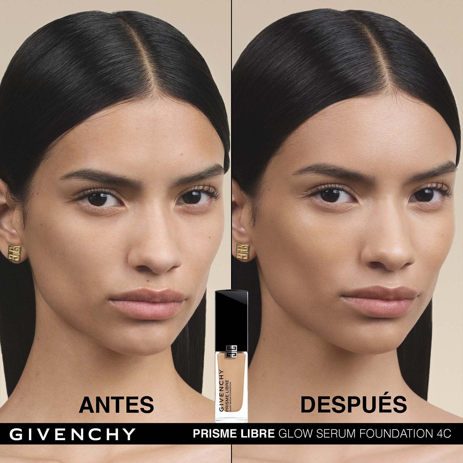 PRISME LIBRE GLOW SERUM FOUNDATION. BASE DE MAQUILLAJE EN SUERO QUE MEJORA LA PIEL, LUMINOSIDAD 24H E HIDRATACIÓN 48 H (BASE DE MAQUILLAJE EN SUERO)